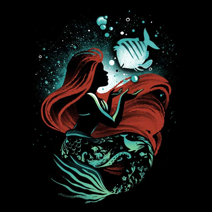Mermaid Song Women's Apparel - Adult & Kids T-Shirts, Sweatshirts & Hoodies apparel design preview 2
