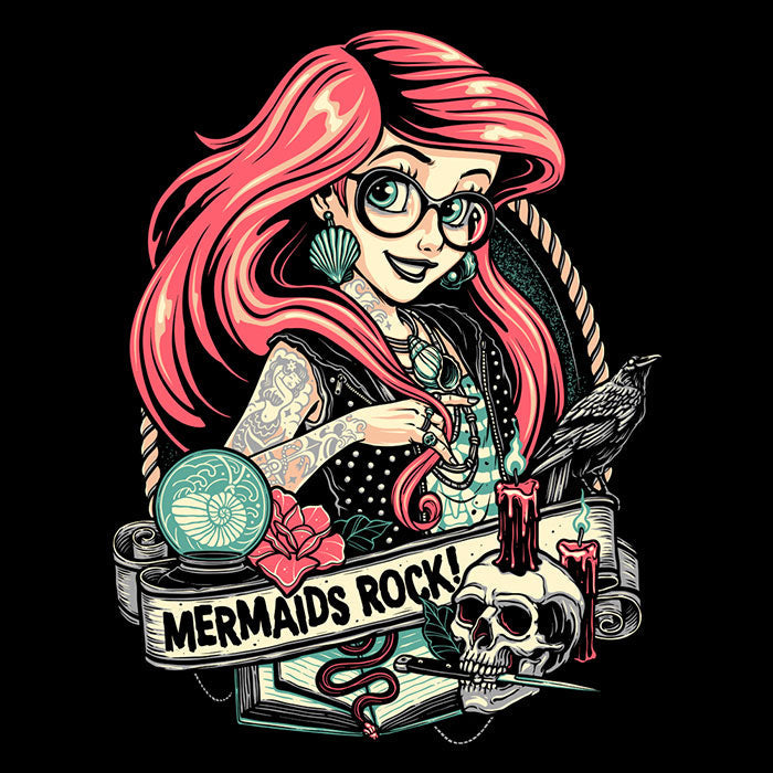 Mermaid's Rock Men's Apparel - Adult & Kids T-Shirts, Sweatshirts & Hoodies apparel design preview 2