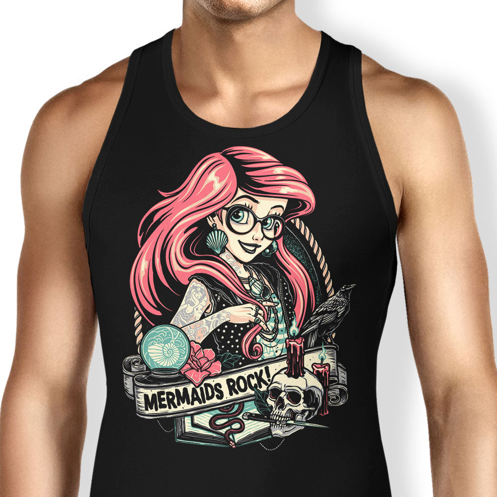 Mermaid's Rock Tank Top - Adult & Kids T-Shirts, Sweatshirts & Hoodies apparel design preview 1