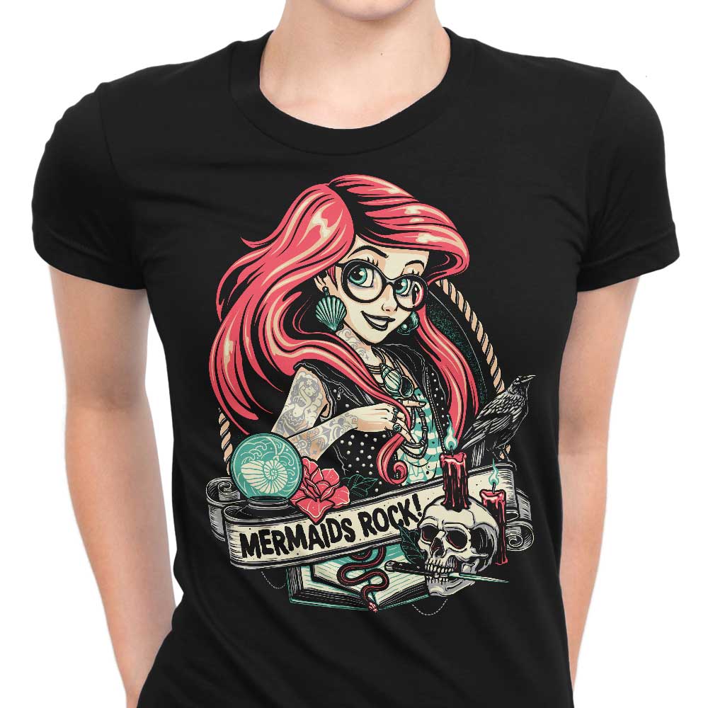 Mermaid's Rock Women's Apparel - Adult & Kids T-Shirts, Sweatshirts & Hoodies apparel design preview 1
