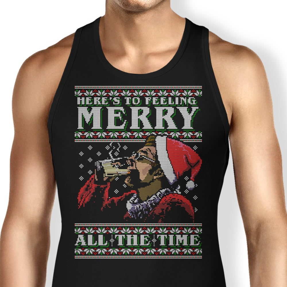 Merry All the Time Sweater Tank Top - Adult & Kids T-Shirts, Sweatshirts & Hoodies apparel design preview 1