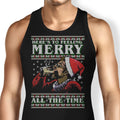 Merry All the Time Sweater Tank Top - Adult & Kids T-Shirts, Sweatshirts & Hoodies apparel design preview 1