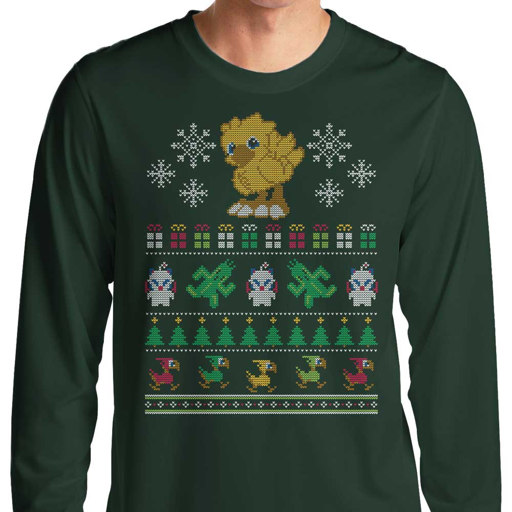Merry Chocobo - Adult & Kids T-Shirts, Sweatshirts & Hoodies apparel design preview 1
