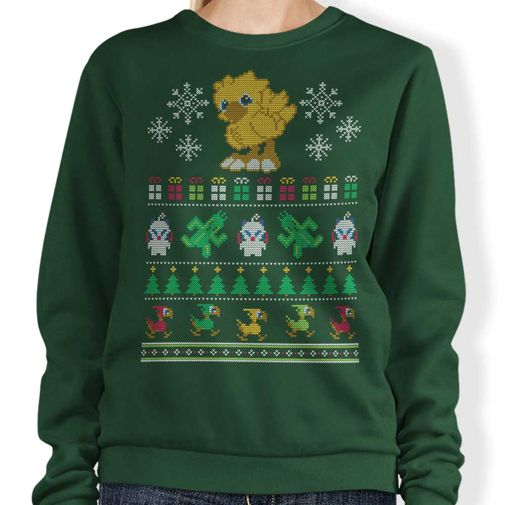 Merry Chocobo - Adult & Kids T-Shirts, Sweatshirts & Hoodies apparel design preview 1