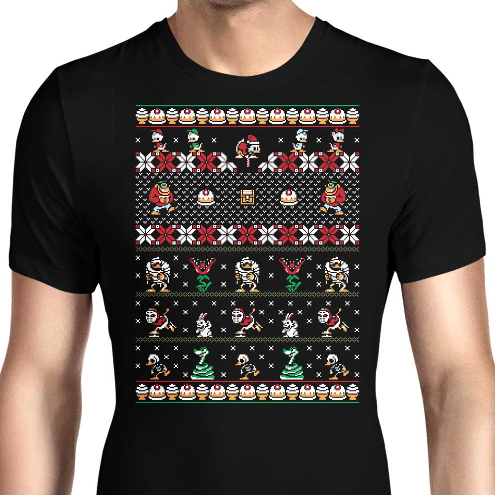 Merry Christmas Uncle Scrooge Men's Apparel - Adult & Kids T-Shirts, Sweatshirts & Hoodies apparel design preview 1