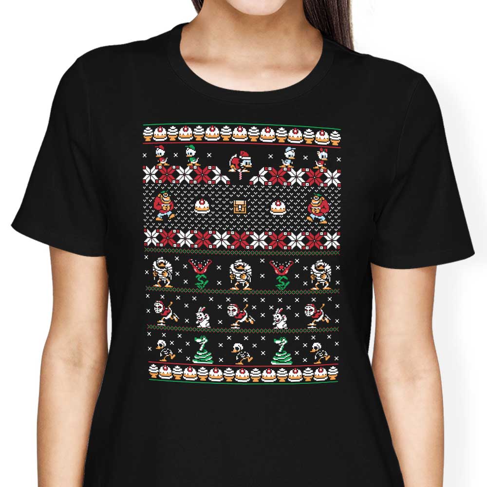 Merry Christmas Uncle Scrooge Women's Apparel - Adult & Kids T-Shirts, Sweatshirts & Hoodies apparel design preview 2