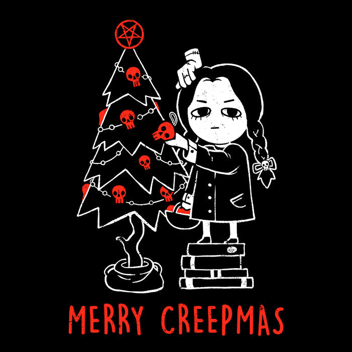Merry Creepmas Men's Apparel - Adult & Kids T-Shirts, Sweatshirts & Hoodies apparel design preview 2
