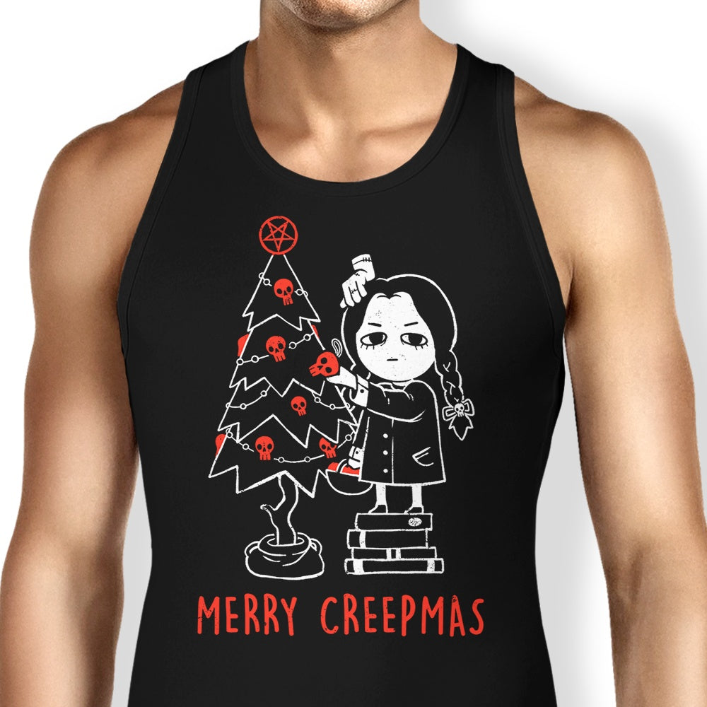 Merry Creepmas Tank Top - Adult & Kids T-Shirts, Sweatshirts & Hoodies apparel design preview 1