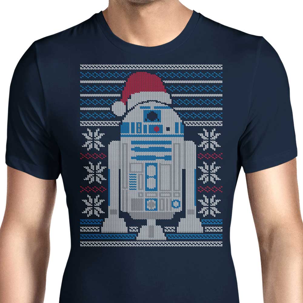 Merry Droidmas Men's Apparel - Adult & Kids T-Shirts, Sweatshirts & Hoodies apparel design preview 1