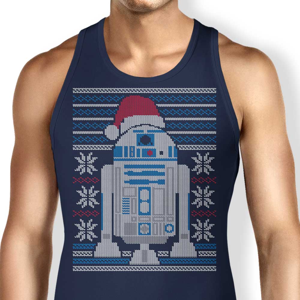 Merry Droidmas Tank Top - Adult & Kids T-Shirts, Sweatshirts & Hoodies apparel design preview 1