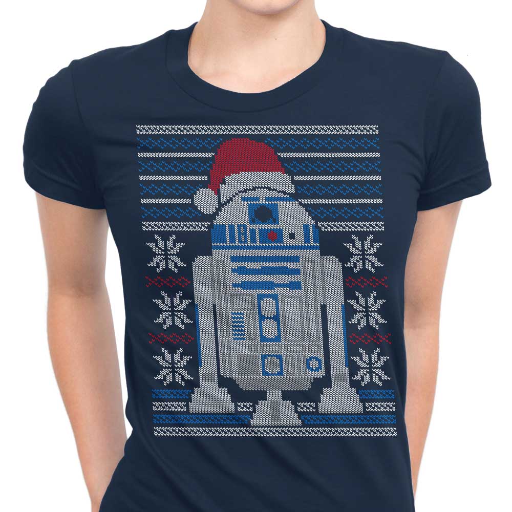 Merry Droidmas Women's Apparel - Adult & Kids T-Shirts, Sweatshirts & Hoodies apparel design preview 1