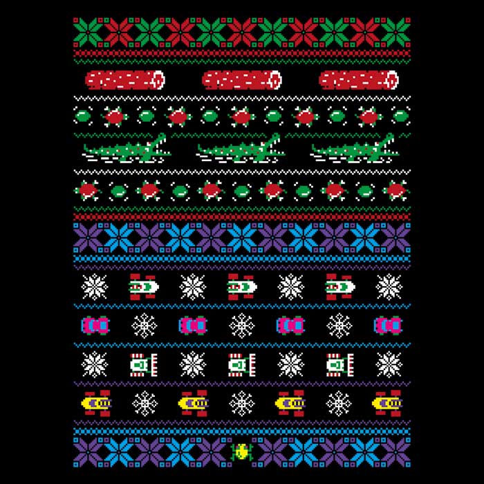 Merry Frogmas - Adult & Kids T-Shirts, Sweatshirts & Hoodies apparel design preview 2