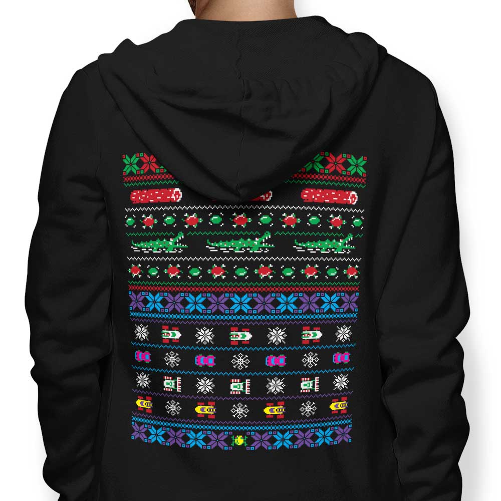 Merry Frogmas - Adult & Kids T-Shirts, Sweatshirts & Hoodies apparel design preview 1