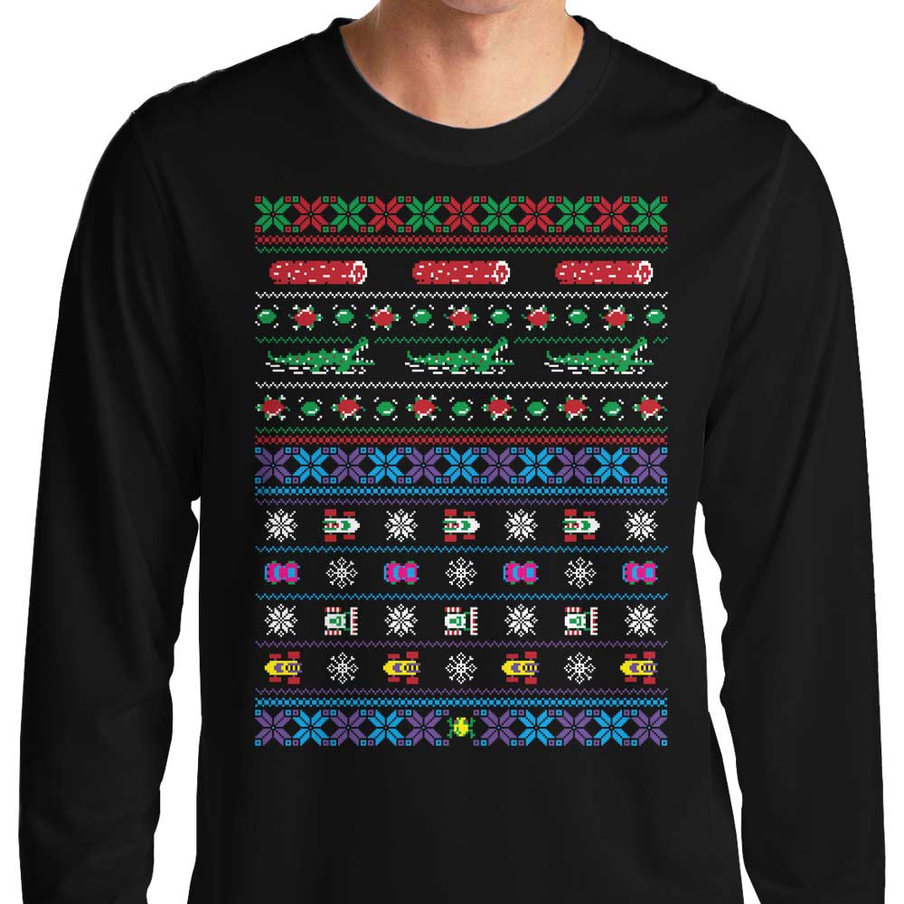 Merry Frogmas - Adult & Kids T-Shirts, Sweatshirts & Hoodies apparel design preview 1