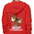 Merry Kiss My Deer - Adult & Kids T-Shirts, Sweatshirts & Hoodies apparel design preview 1