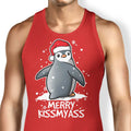 Merry Kiss My Penguin Tank Top - Adult & Kids T-Shirts, Sweatshirts & Hoodies apparel design preview 1