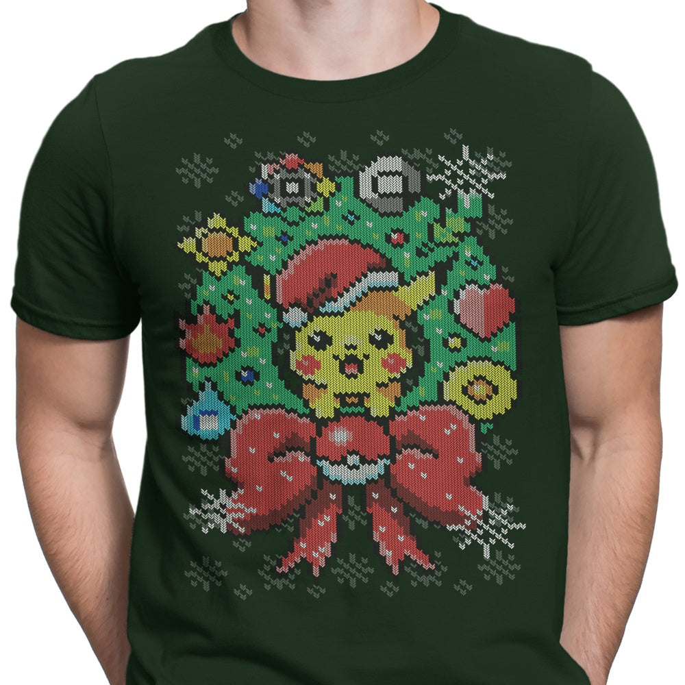 Merry Pika Christmas Men's Apparel - Adult & Kids T-Shirts, Sweatshirts & Hoodies apparel design preview 2