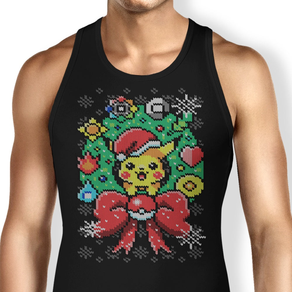 Merry Pika Christmas Tank Top - Adult & Kids T-Shirts, Sweatshirts & Hoodies apparel design preview 1
