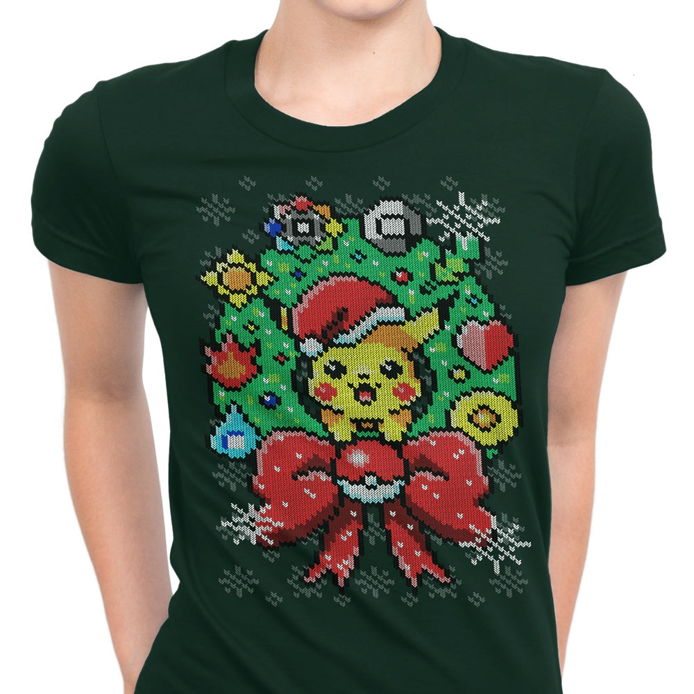 Merry Pika Christmas Women's Apparel - Adult & Kids T-Shirts, Sweatshirts & Hoodies apparel design preview 1