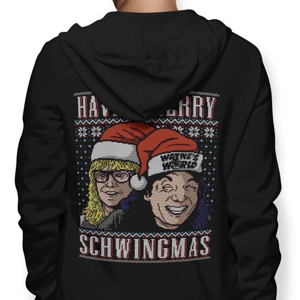Merry Schwingmas - Adult & Kids T-Shirts, Sweatshirts & Hoodies apparel design preview 1