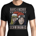 Merry Schwingmas Men's Apparel - Adult & Kids T-Shirts, Sweatshirts & Hoodies apparel design preview 1