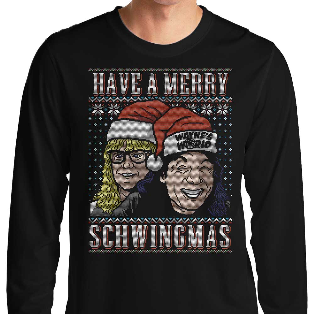 Merry Schwingmas - Adult & Kids T-Shirts, Sweatshirts & Hoodies apparel design preview 1