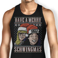 Merry Schwingmas Tank Top - Adult & Kids T-Shirts, Sweatshirts & Hoodies apparel design preview 1