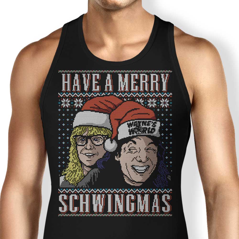 Merry Schwingmas Tank Top - Adult & Kids T-Shirts, Sweatshirts & Hoodies apparel design preview 1