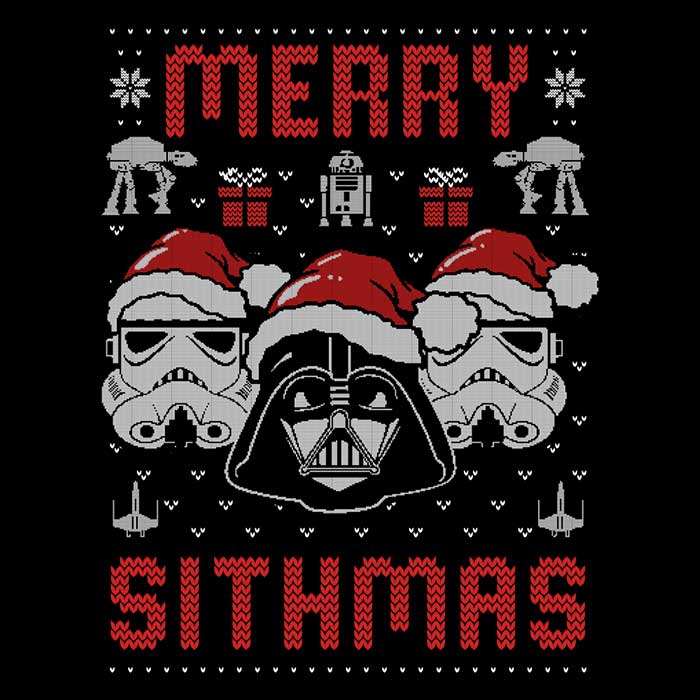 Merry Sithmas Tank Top - Adult & Kids T-Shirts, Sweatshirts & Hoodies apparel design preview 2