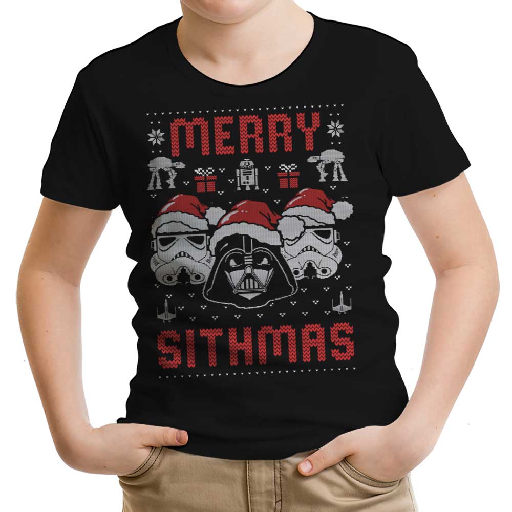 Merry Sithmas Youth Apparel - Adult & Kids T-Shirts, Sweatshirts & Hoodies apparel design preview 1
