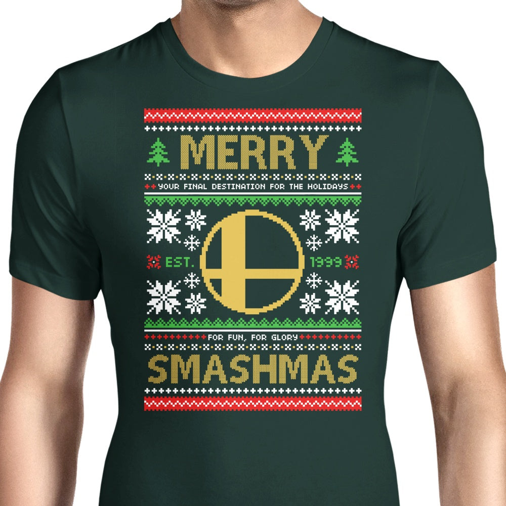 Merry Smashmas Men's Apparel - Adult & Kids T-Shirts, Sweatshirts & Hoodies apparel design preview 1