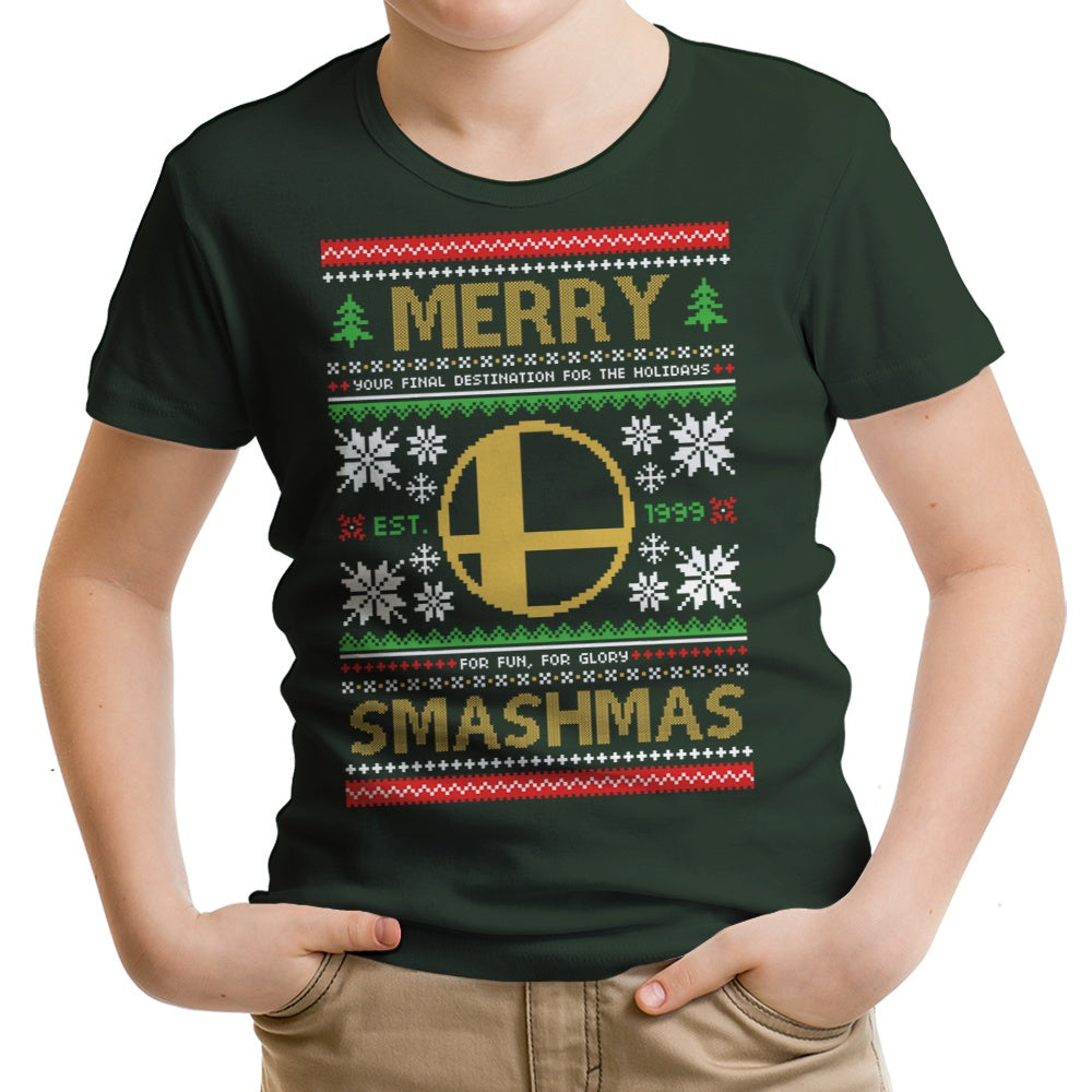 Merry Smashmas Youth Apparel - Adult & Kids T-Shirts, Sweatshirts & Hoodies apparel design preview 1