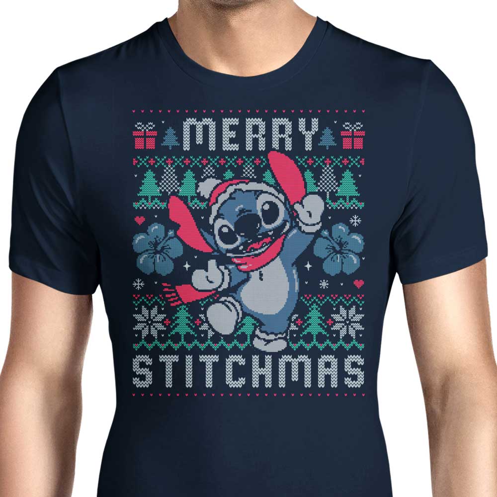 Merry Stitchmas Men's Apparel - Adult & Kids T-Shirts, Sweatshirts & Hoodies apparel design preview 1