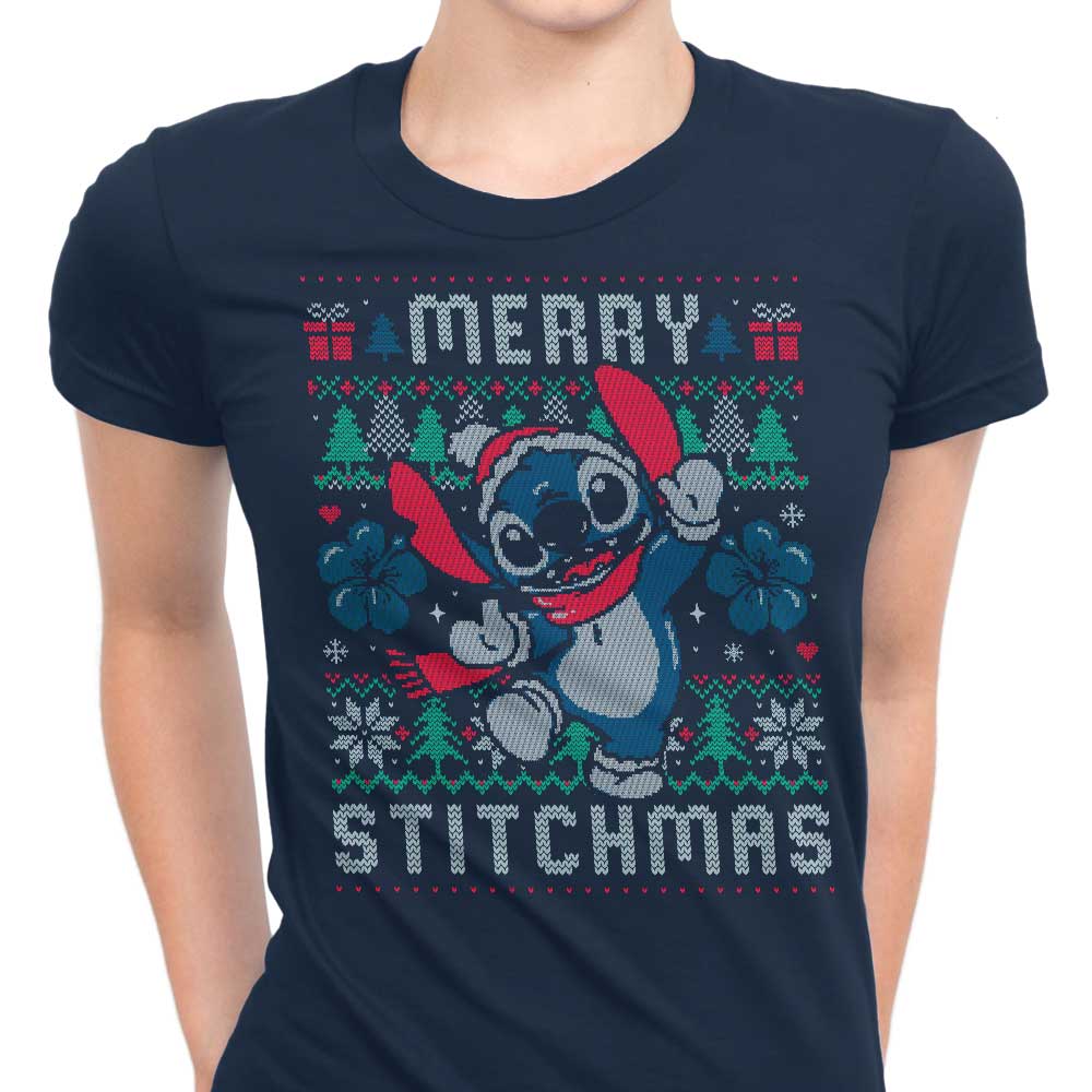 Merry Stitchmas Women's Apparel - Adult & Kids T-Shirts, Sweatshirts & Hoodies apparel design preview 1