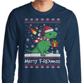 Merry T-Rexmas - Adult & Kids T-Shirts, Sweatshirts & Hoodies apparel design preview 1
