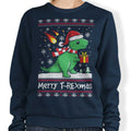 Merry T-Rexmas - Adult & Kids T-Shirts, Sweatshirts & Hoodies apparel design preview 1
