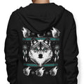 Merry Wolfmas - Adult & Kids T-Shirts, Sweatshirts & Hoodies apparel design preview 1