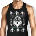 Merry Wolfmas Tank Top - Adult & Kids T-Shirts, Sweatshirts & Hoodies apparel design preview 1