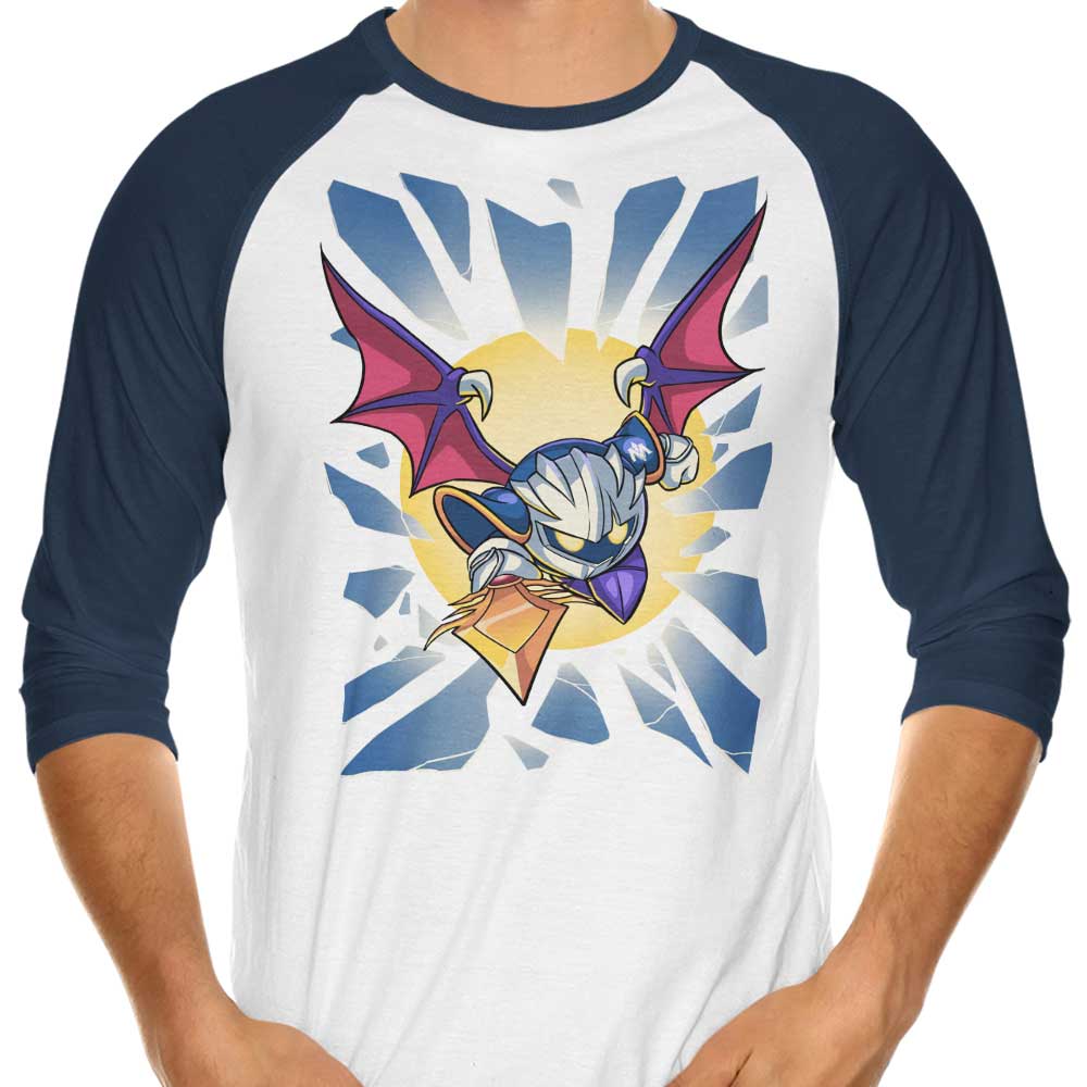 Meta Crashing 3/4 Sleeve Raglan - Adult & Kids T-Shirts, Sweatshirts & Hoodies apparel design preview 1