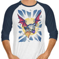 Meta Crashing 3/4 Sleeve Raglan - Adult & Kids T-Shirts, Sweatshirts & Hoodies apparel design preview 1