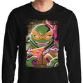 Michelangelo Glitch - Adult & Kids T-Shirts, Sweatshirts & Hoodies apparel design preview 1