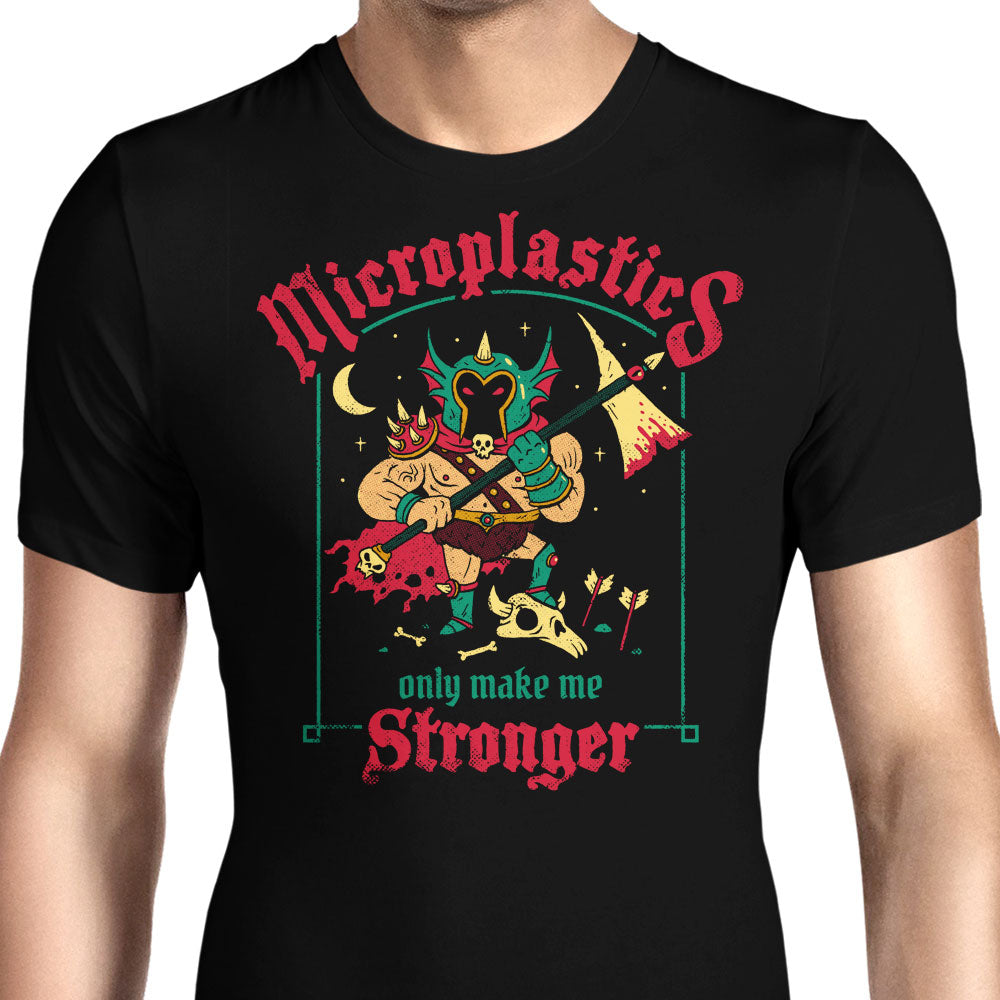 Microplastics Make Me Stronger Men's Apparel - Adult & Kids T-Shirts, Sweatshirts & Hoodies apparel design preview 1