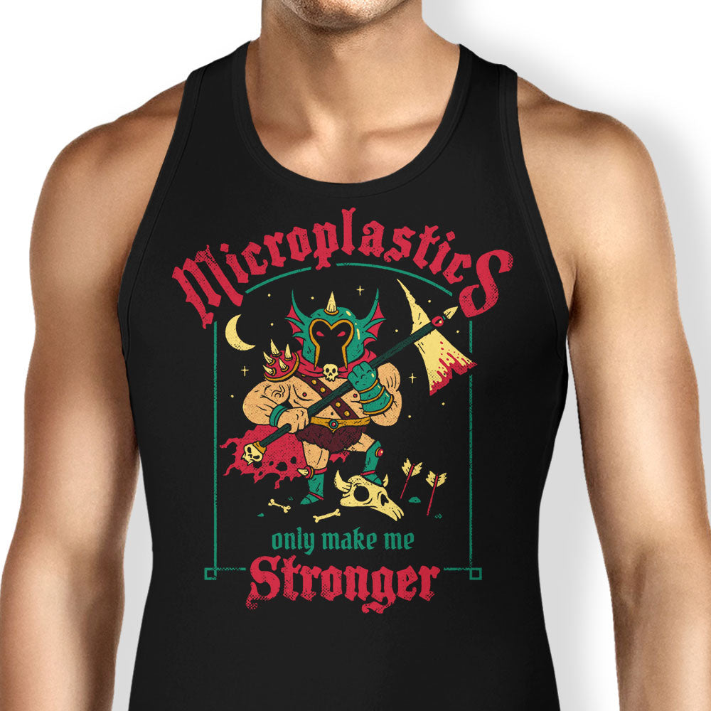 Microplastics Make Me Stronger Tank Top - Adult & Kids T-Shirts, Sweatshirts & Hoodies apparel design preview 1