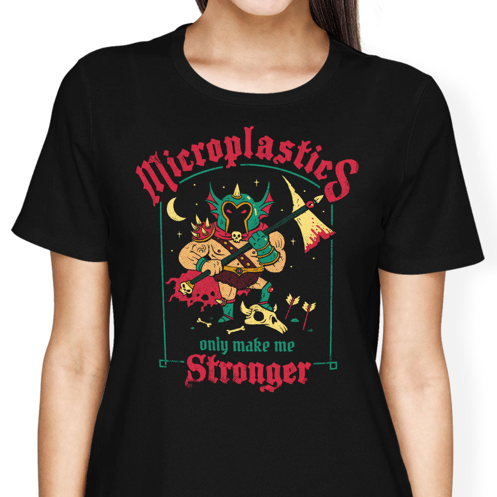Microplastics Make Me Stronger Women's Apparel - Adult & Kids T-Shirts, Sweatshirts & Hoodies apparel design preview 1