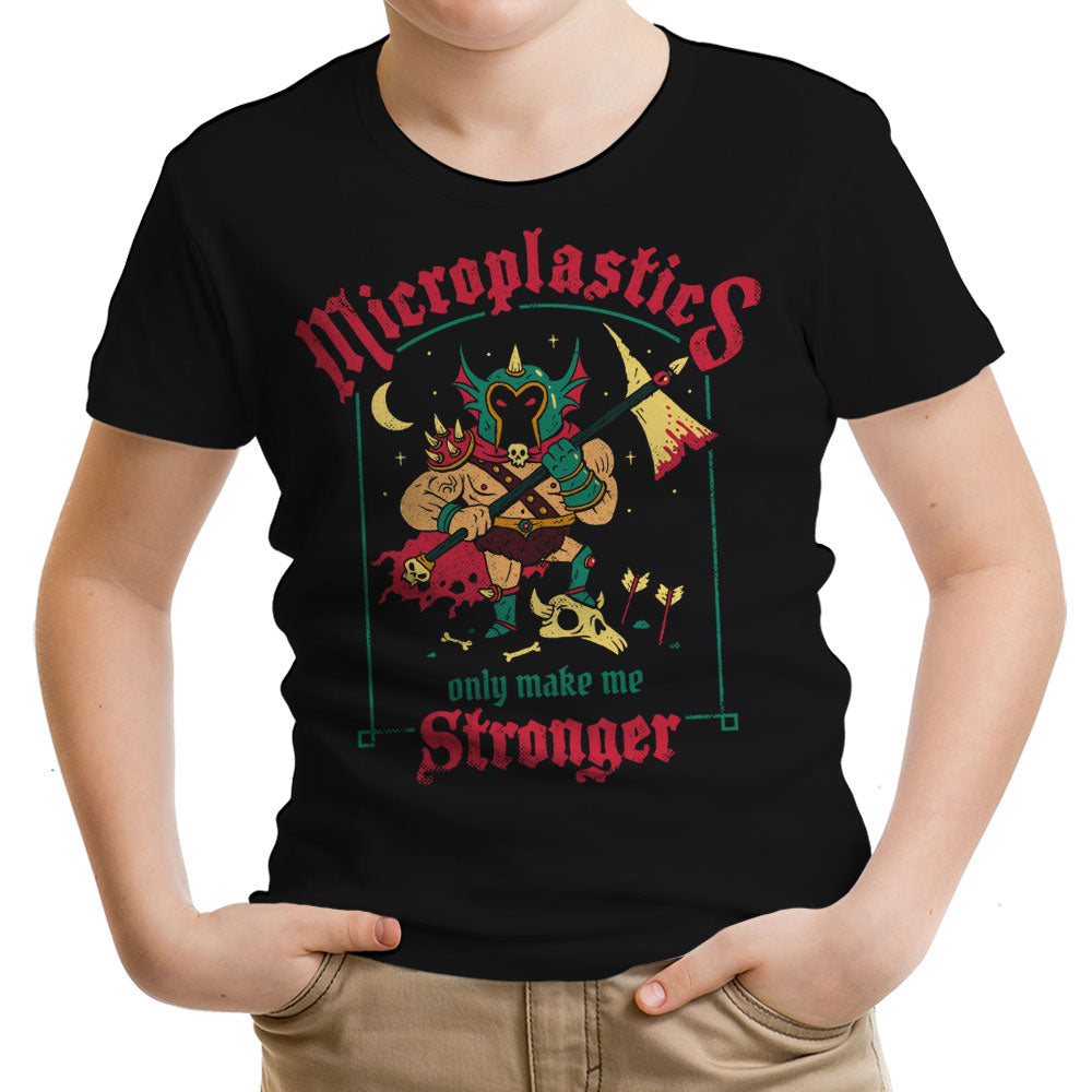 Microplastics Make Me Stronger Youth Apparel - Adult & Kids T-Shirts, Sweatshirts & Hoodies apparel design preview 1