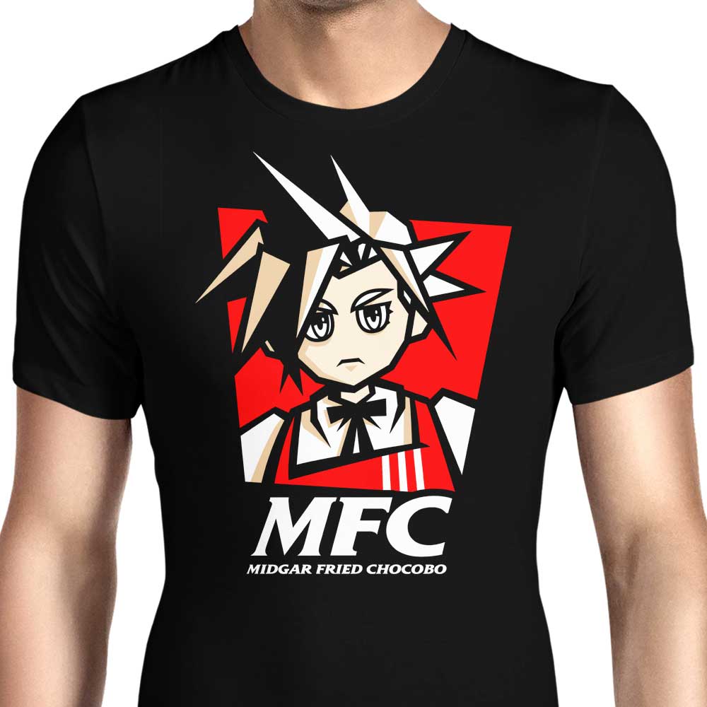 Midgar Fried Chocobo Men's Apparel - Adult & Kids T-Shirts, Sweatshirts & Hoodies apparel design preview 1