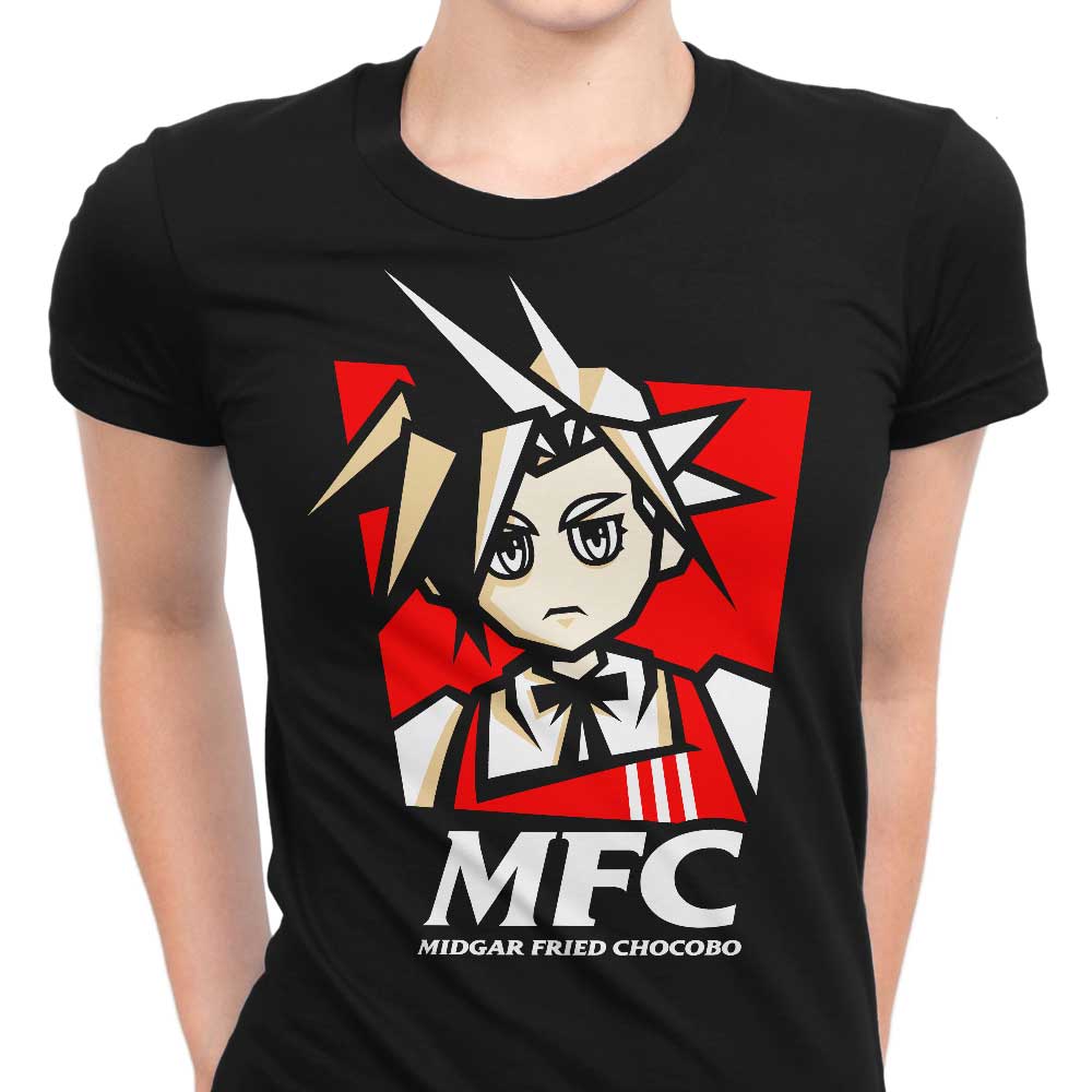 Midgar Fried Chocobo Women's Apparel - Adult & Kids T-Shirts, Sweatshirts & Hoodies apparel design preview 1