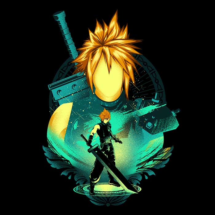 Midgar Mercenary Men's Apparel - Adult & Kids T-Shirts, Sweatshirts & Hoodies apparel design preview 2