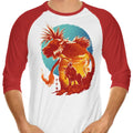Midnight XIII 3/4 Sleeve Raglan - Adult & Kids T-Shirts, Sweatshirts & Hoodies apparel design preview 1