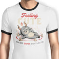 Might Curse You Later Ringer - Adult & Kids T-Shirts, Sweatshirts & Hoodies apparel design preview 1
